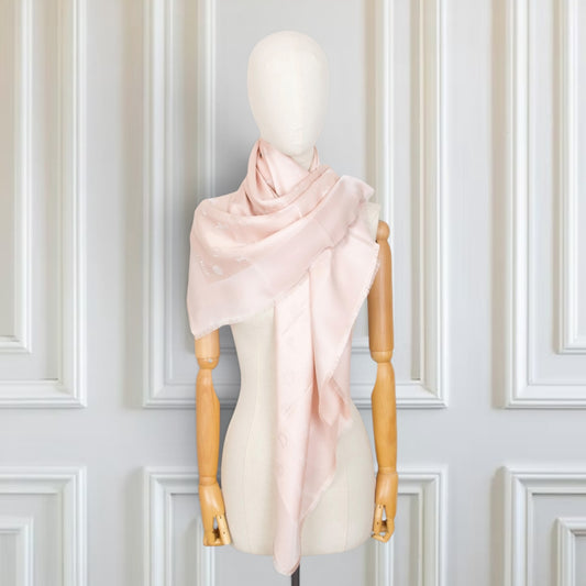 Dior Schal rosa 140 x 140 cm