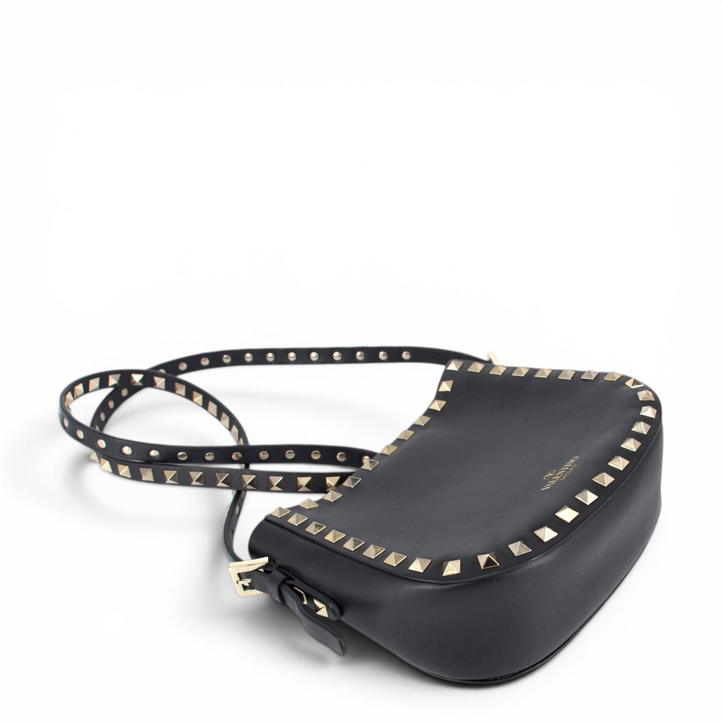 Valentino Rockstud Umhängetasche schwarz