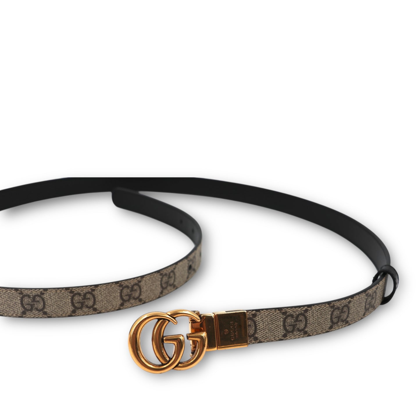 Gucci Marmont Wendegürtel GG/schwarz Gr. 110