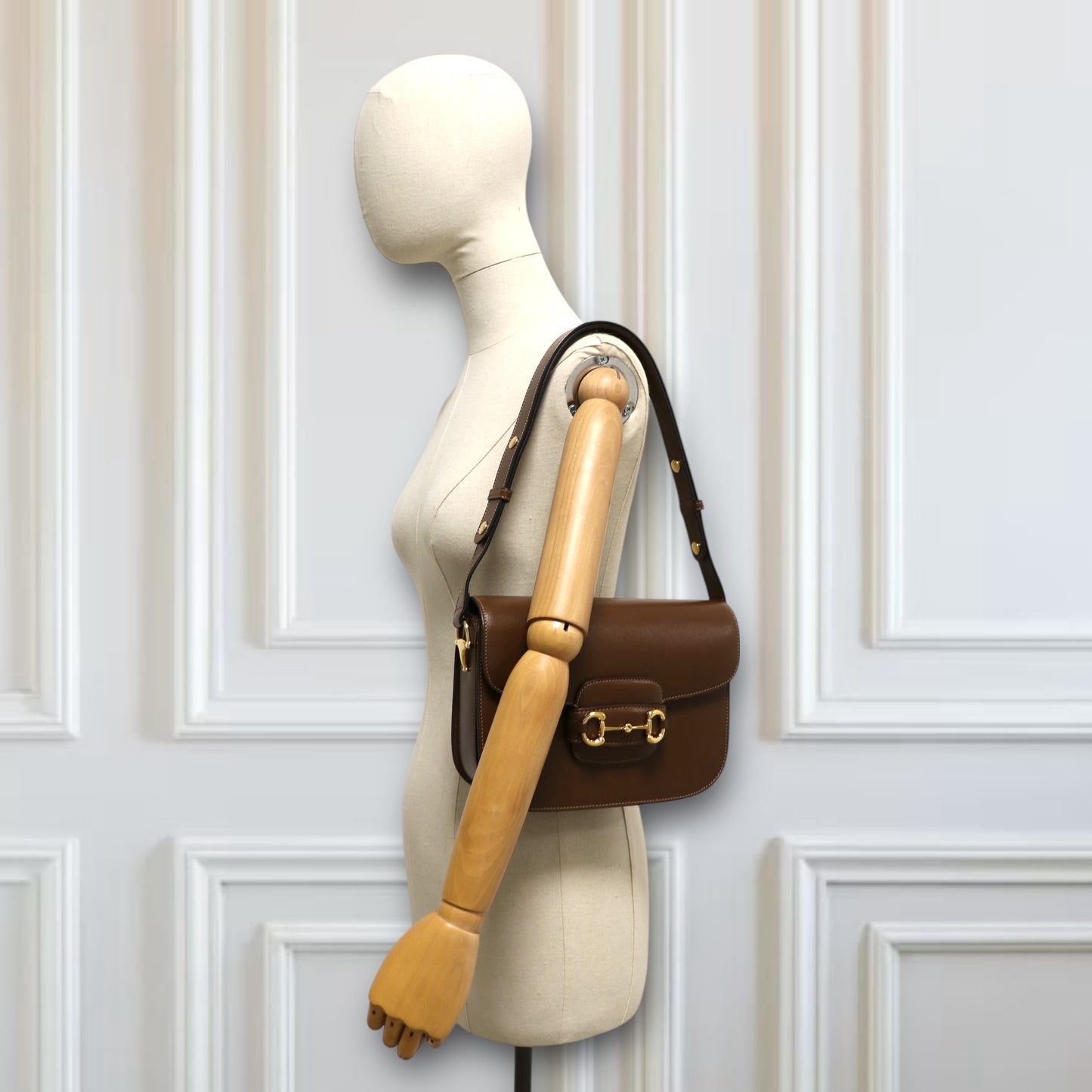 Gucci Horsebit 1955 Tasche braun