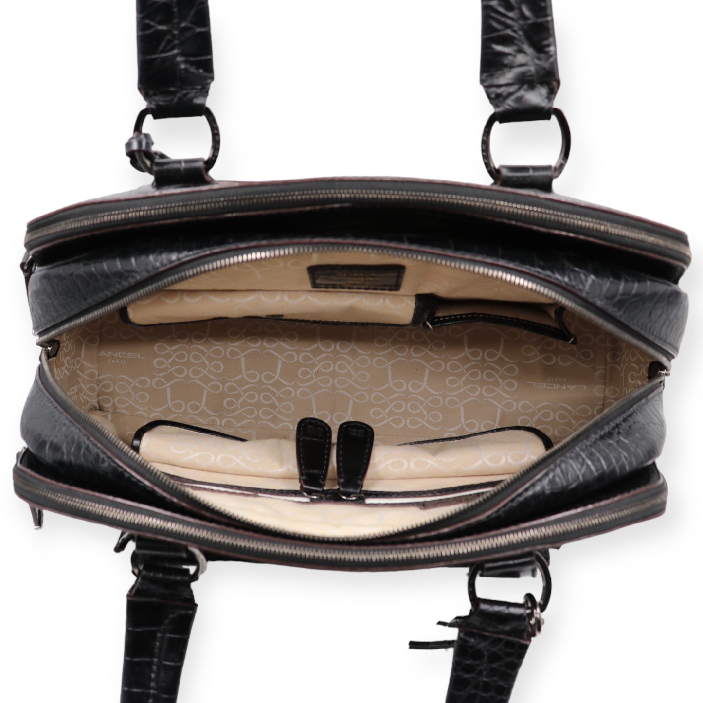 Lancel x Adjani Schultertasche schwarz