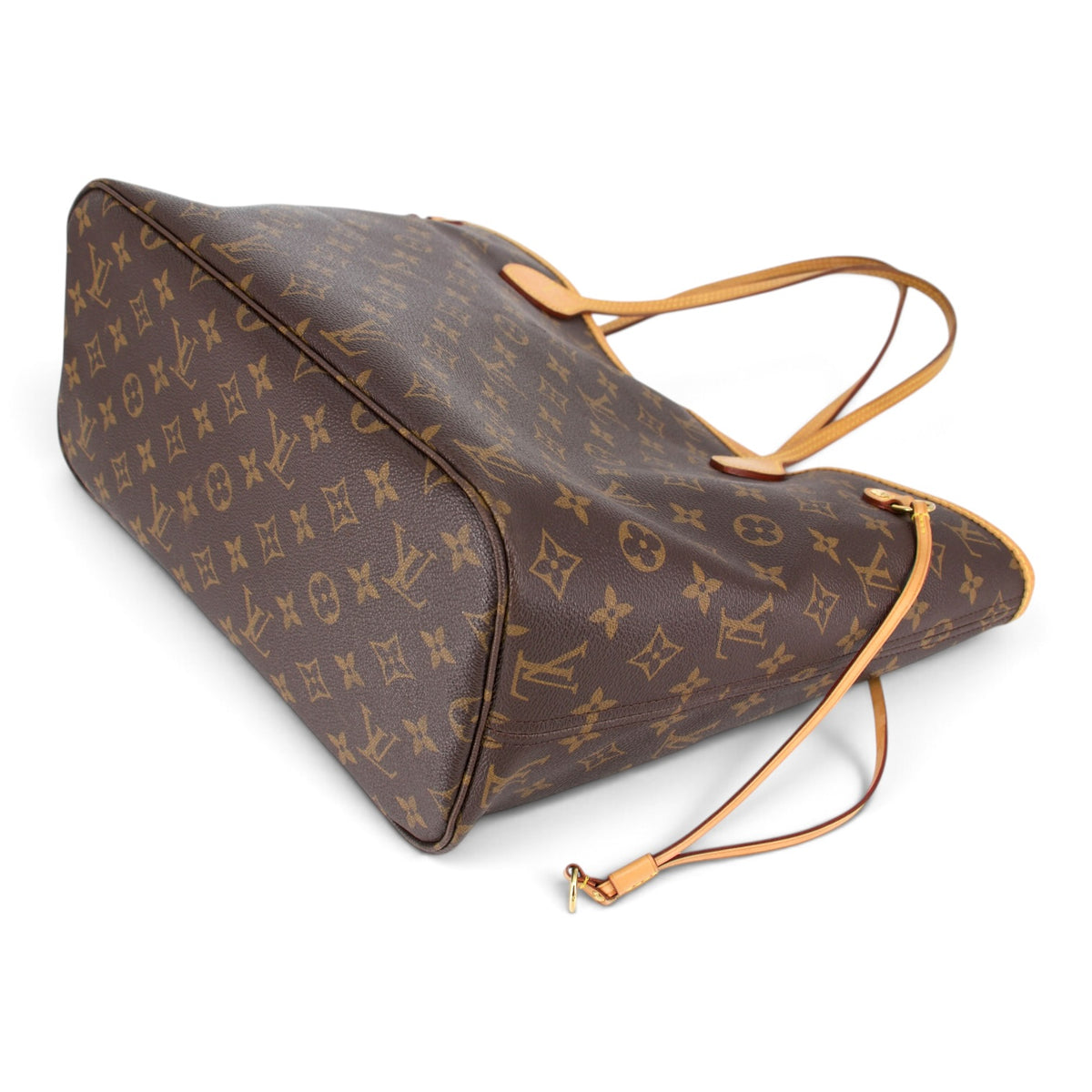 Louis Vuitton Neverfull MM + Pochette Monogram Cerise