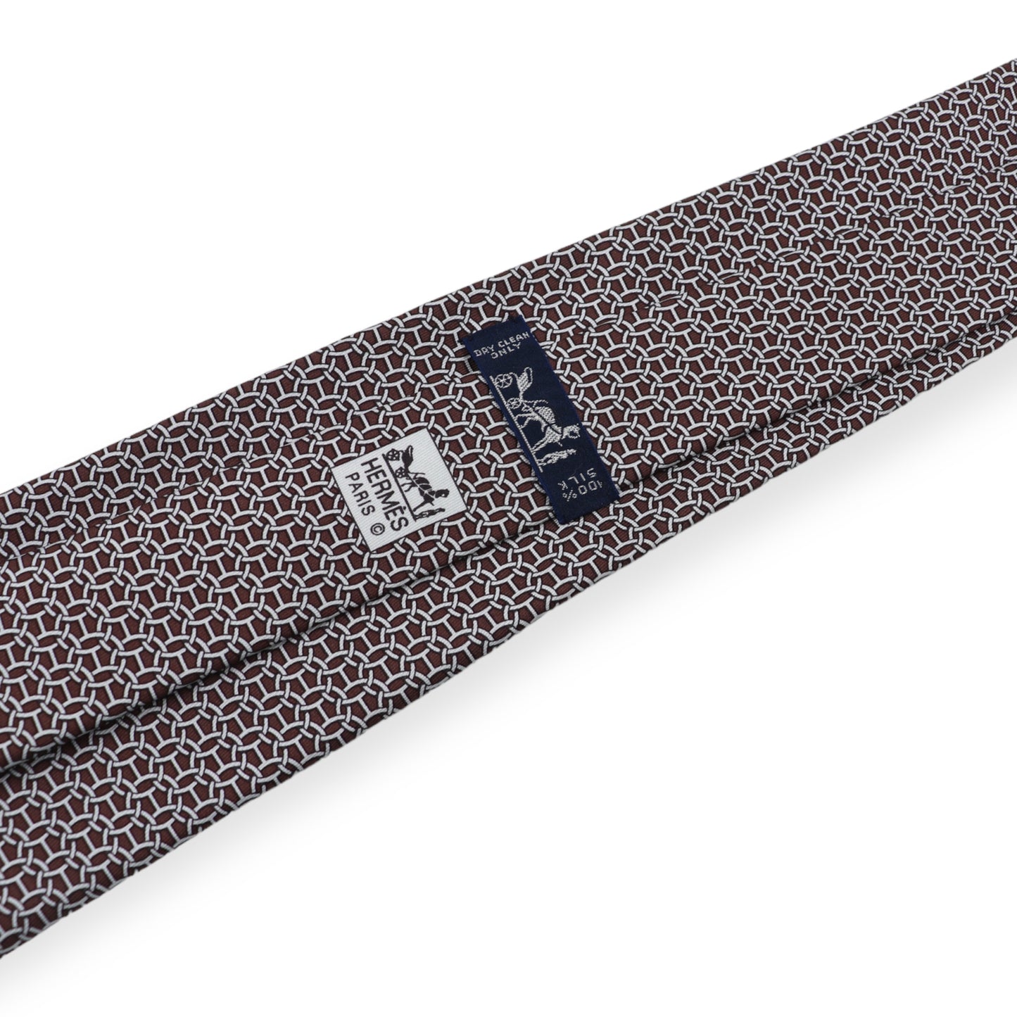 Hermès Krawatte braun