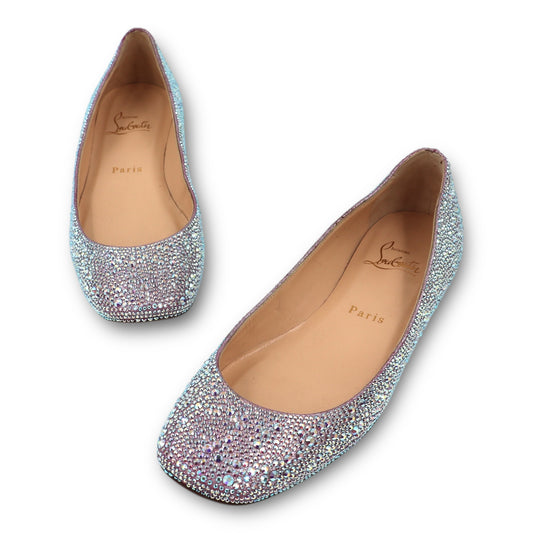Christian Louboutin Ballerinas Strass Gr. 37.5