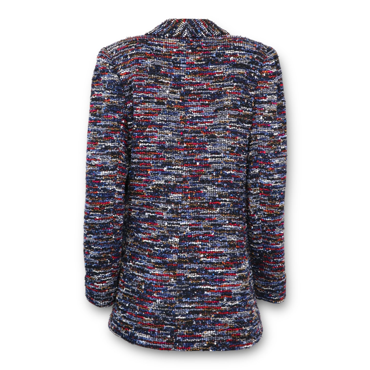 Chanel Jacke Tweed marine Gr. 42