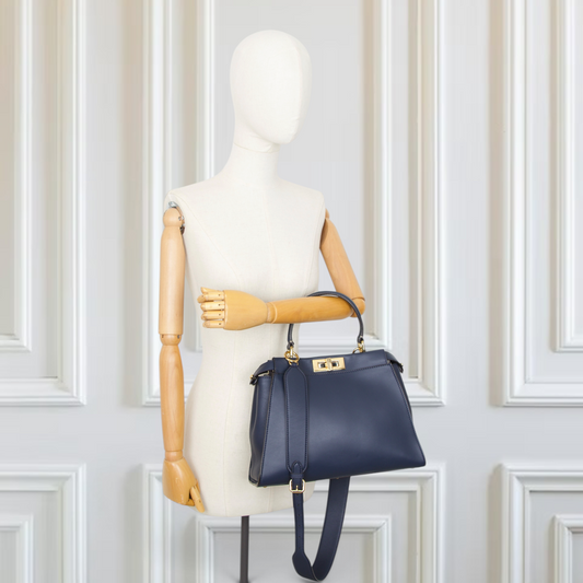 Fendi Peekaboo Iconic medium midnight