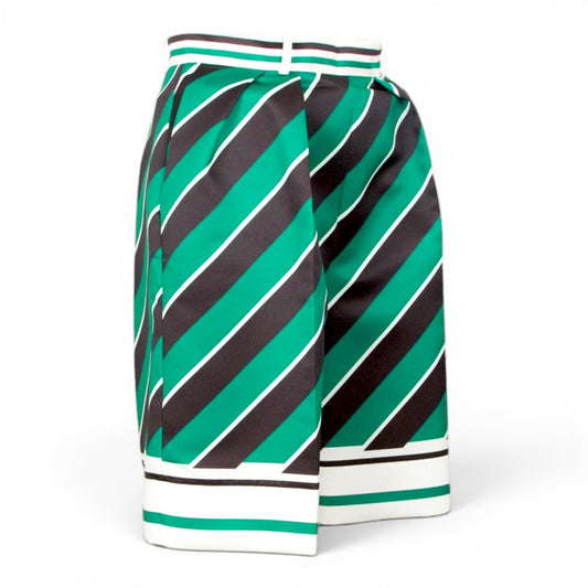 Elisabetta Franchi Shorts grün gestreift Gr. 38