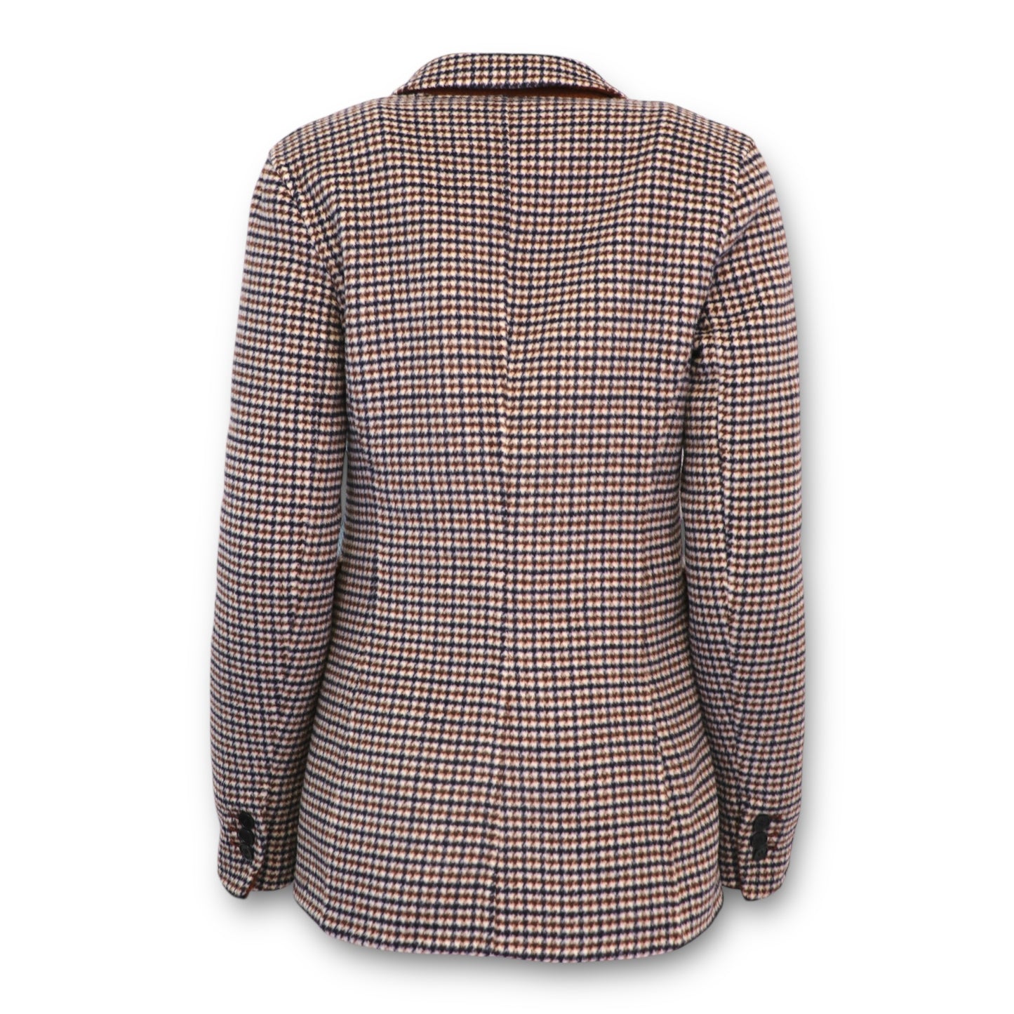Maje Wollblazer braun kariert Gr. 34