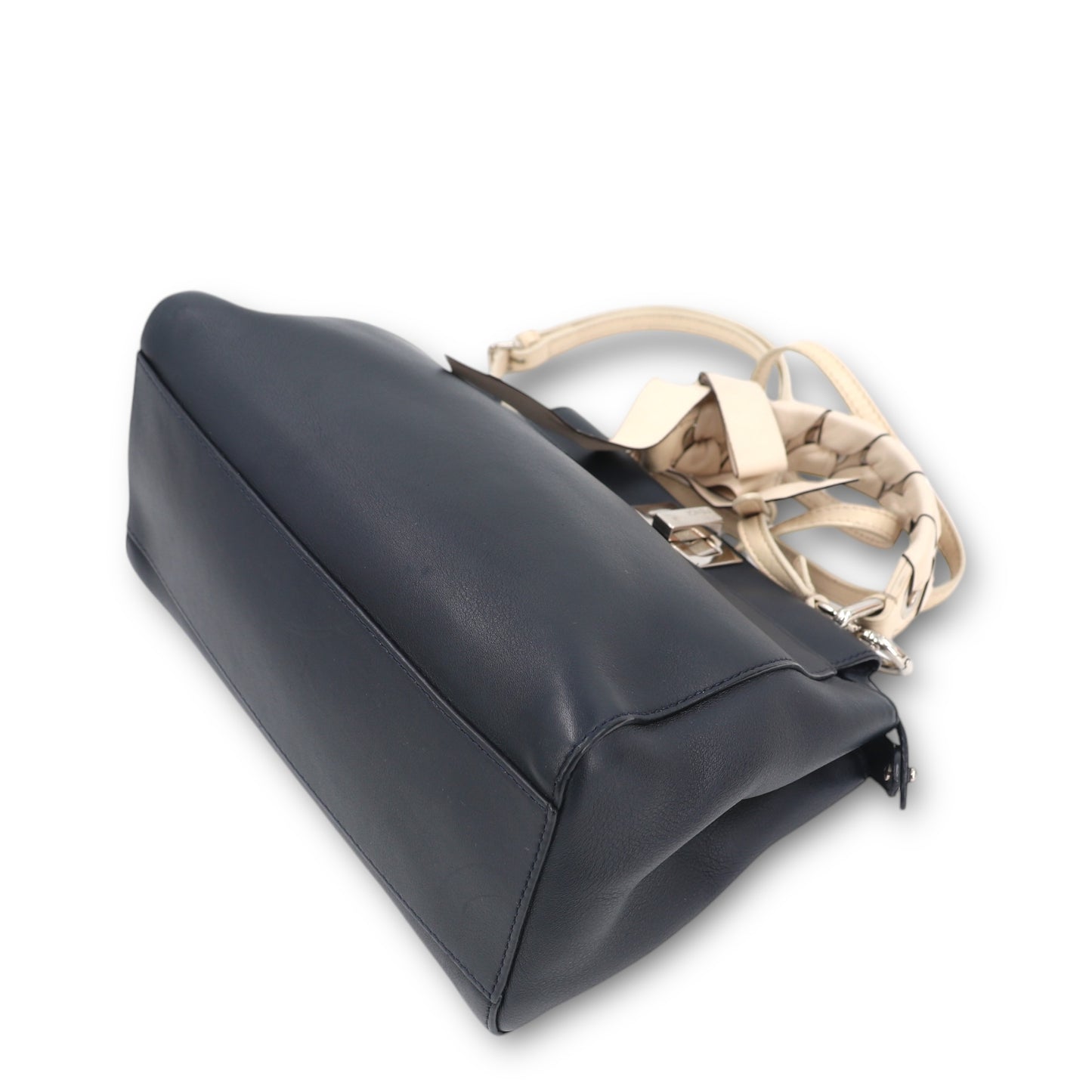 Fendi Mini Peekaboo bow marine