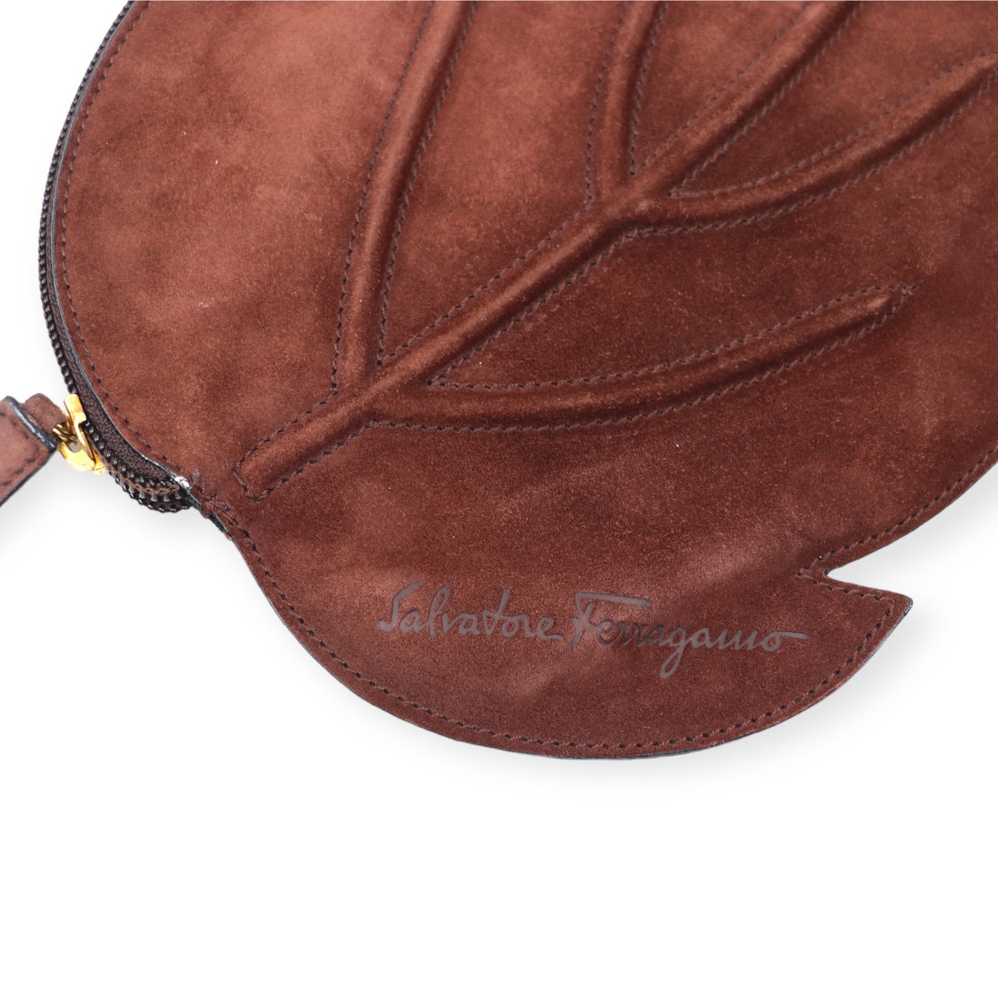 Salvatore Ferragamo Clutch braun
