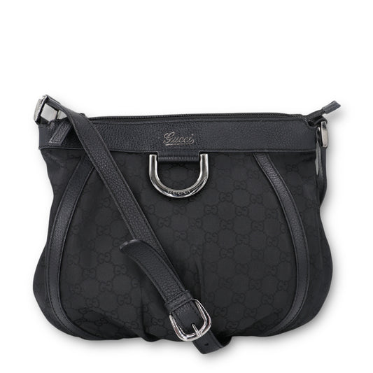 Gucci Umhängetasche Abbey GG schwarz