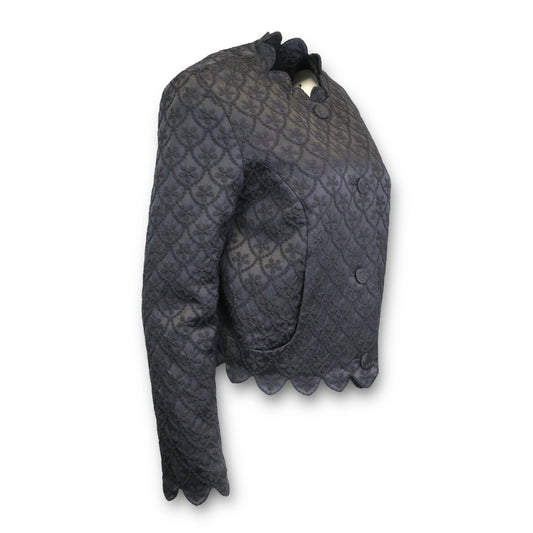 Simone Rocha Jacke schwarz bestickt Gr. 38