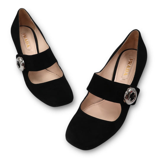 Prada Mary Janes schwarz Gr. 39