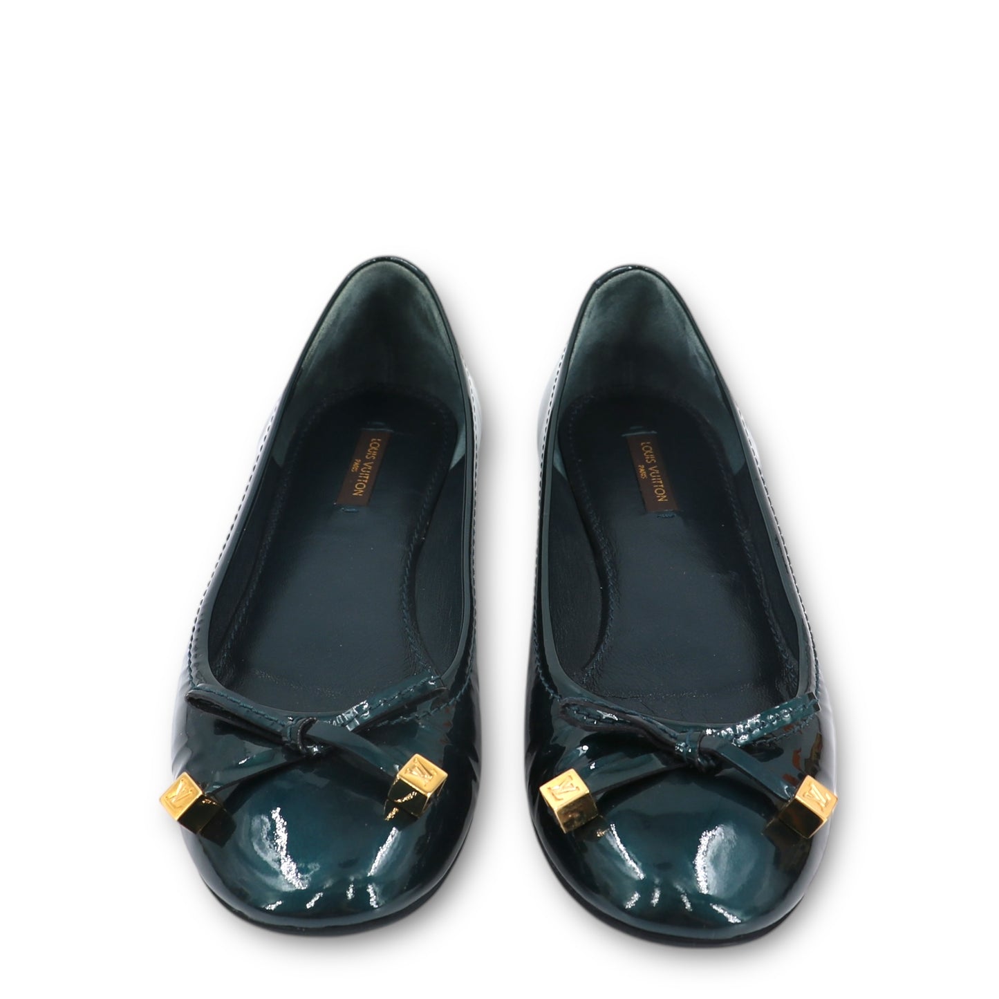 Louis Vuitton Ballerinas Vernis petrol Gr. 37