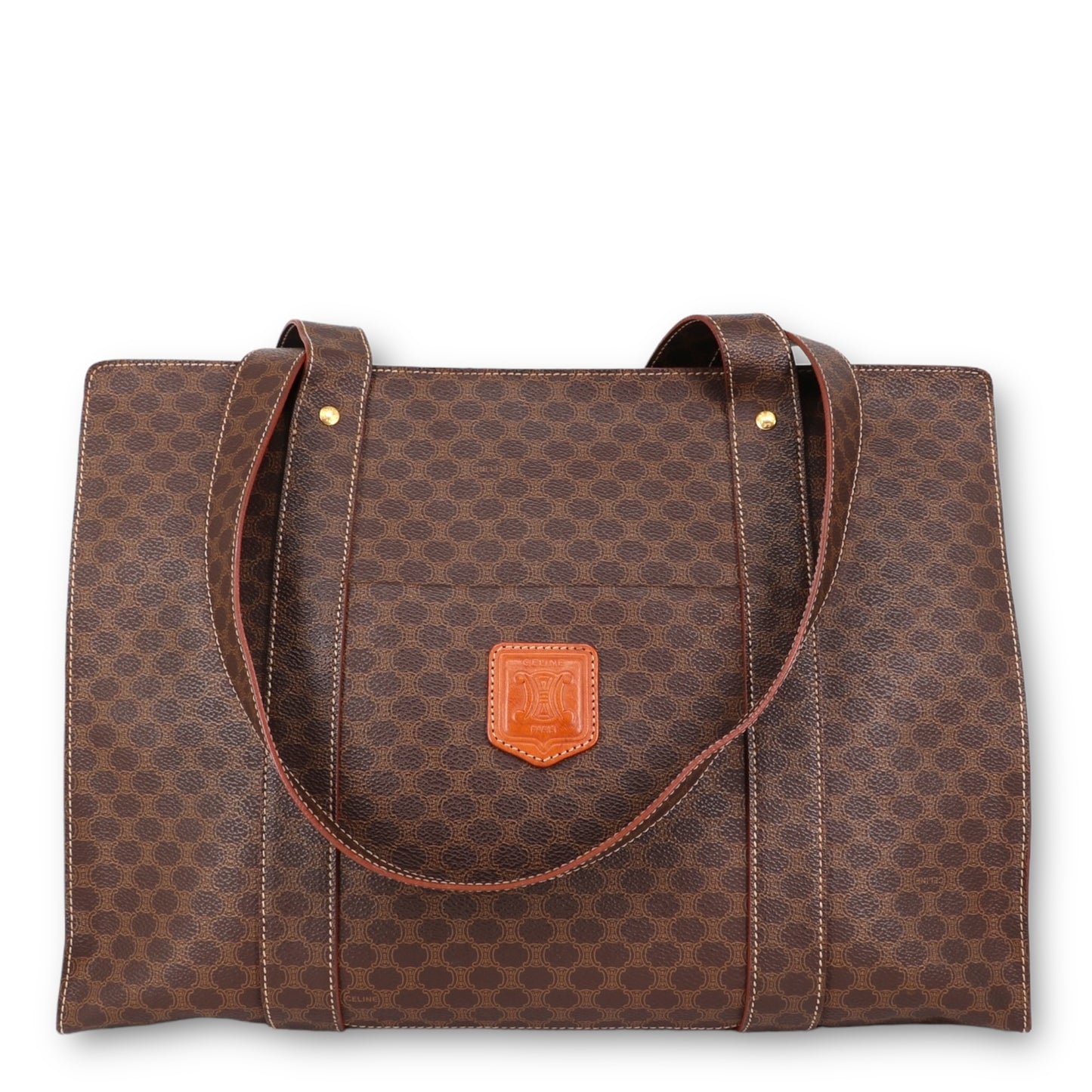 Céline Macadam Shopper braun