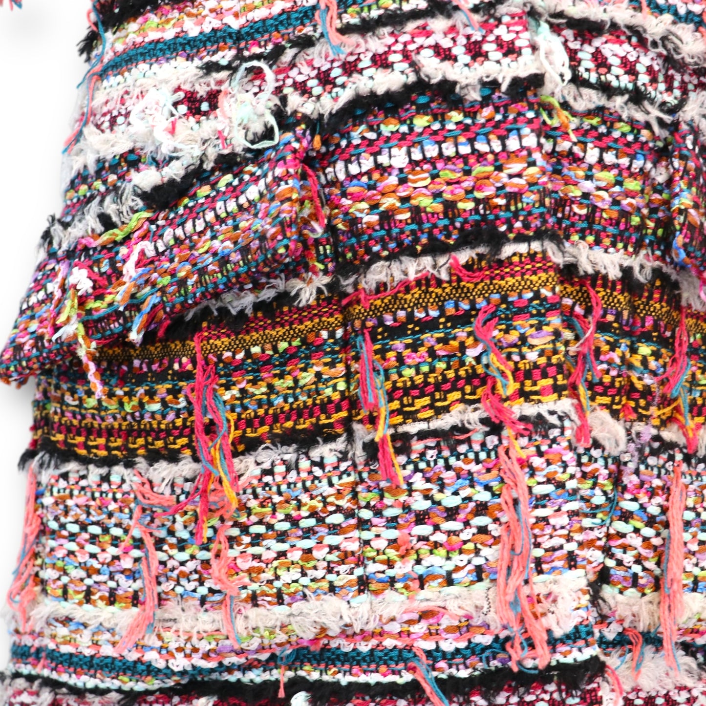 Chanel Tweed Jacke multicolor Gr. 40