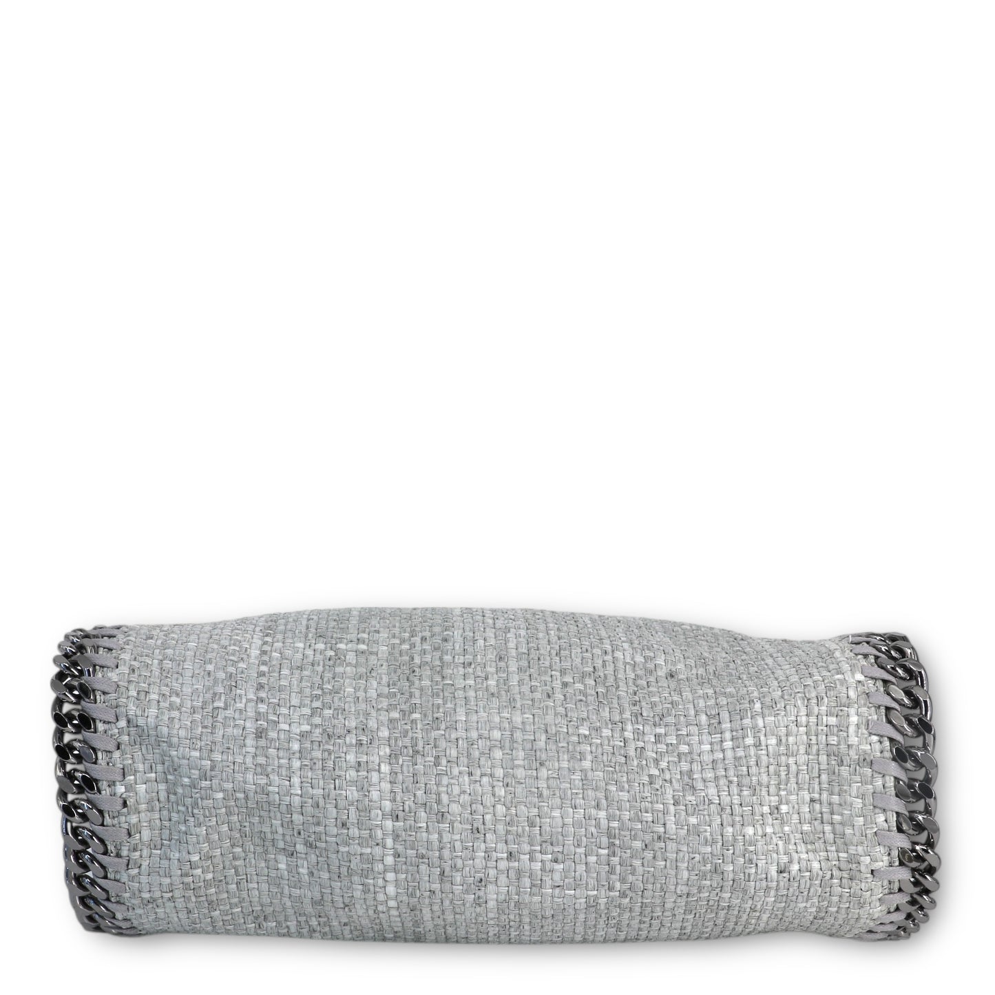 Stella McCartney Falabella Woven Raffia grau