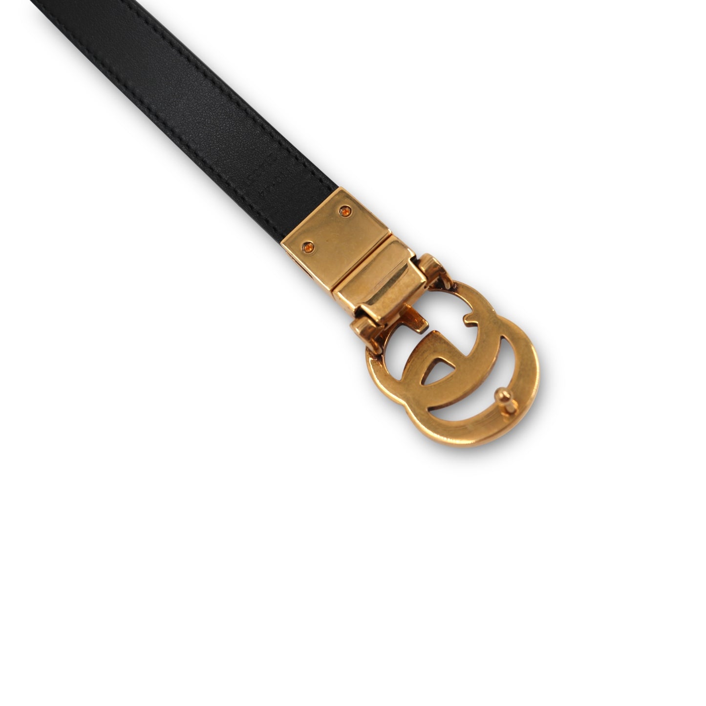 Gucci Marmont Wendegürtel GG/schwarz Gr. 110