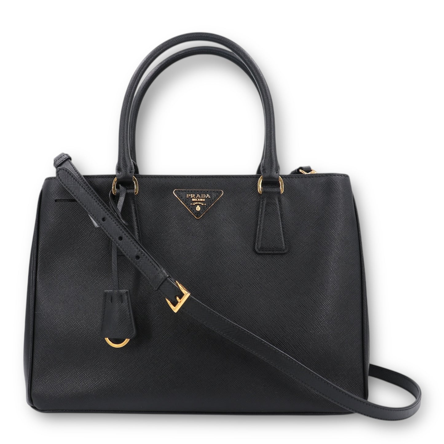 Prada Galleria large two-way schwarz