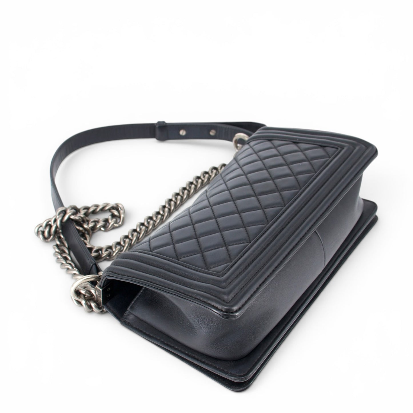 Chanel Medium Boy schwarz RHW