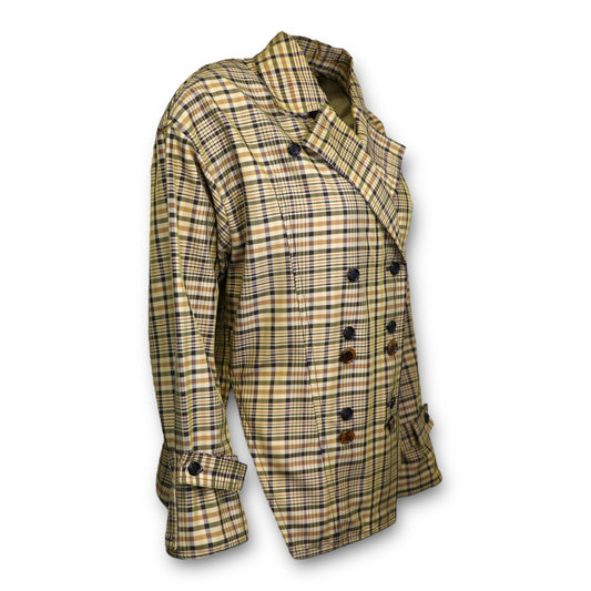 Céline Jacke braun kariert Gr. 40