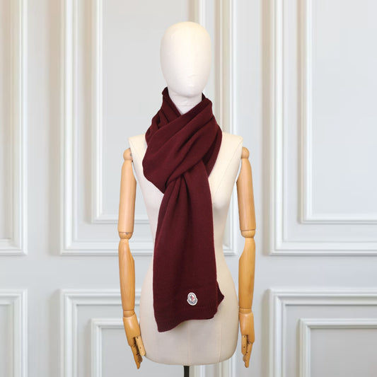 Moncler Schal bordeaux