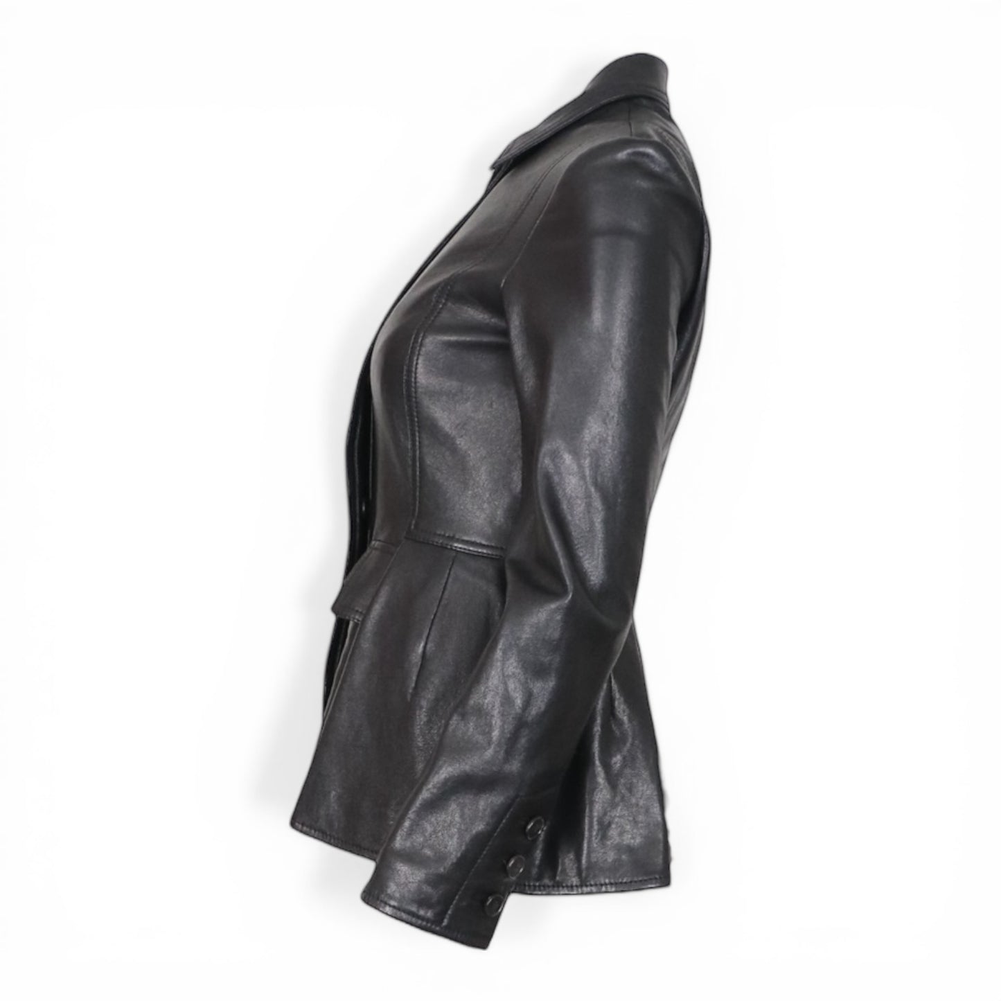 Dior Lederjacke schwarz FR 38 DE 36