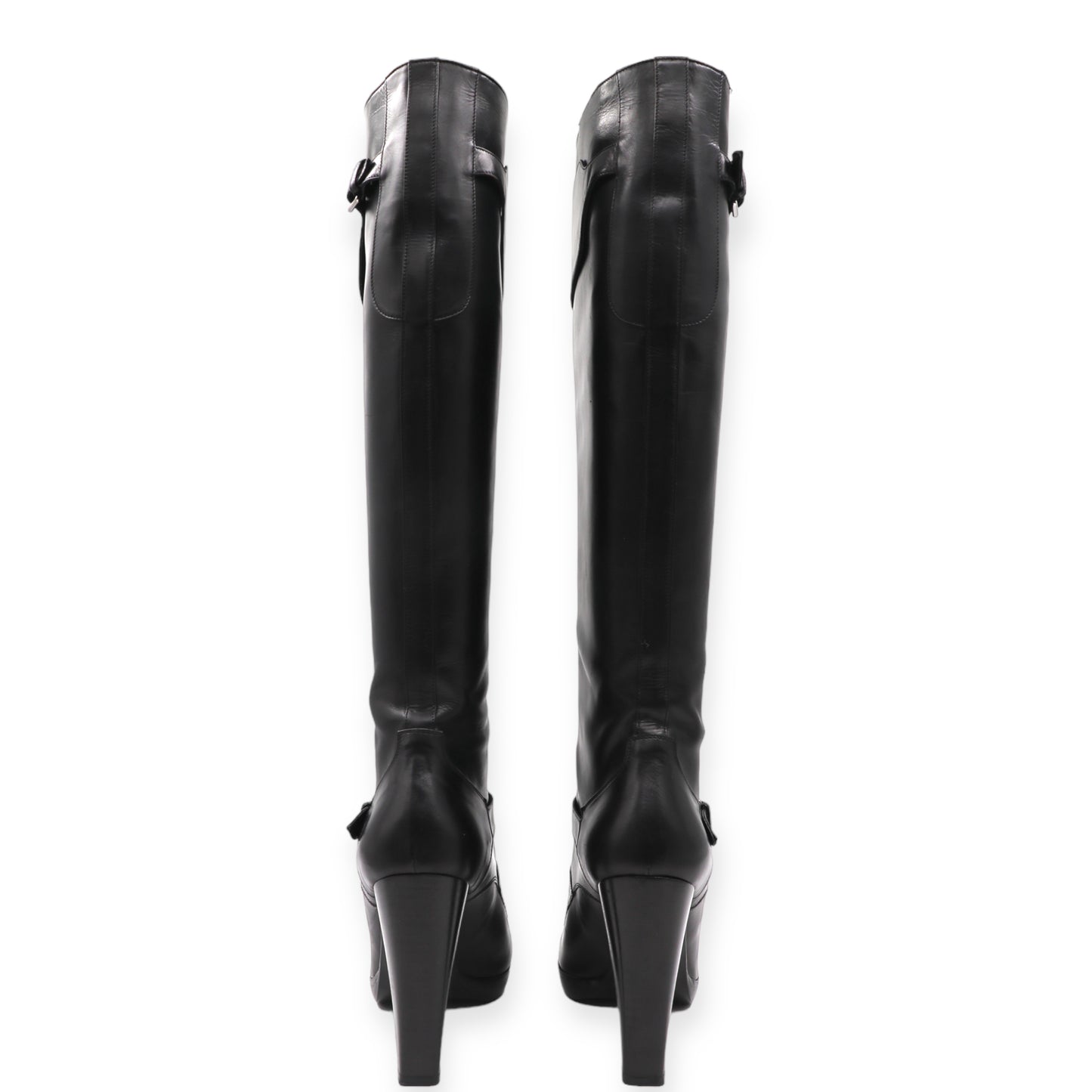 Hermès Stiefel schwarz
