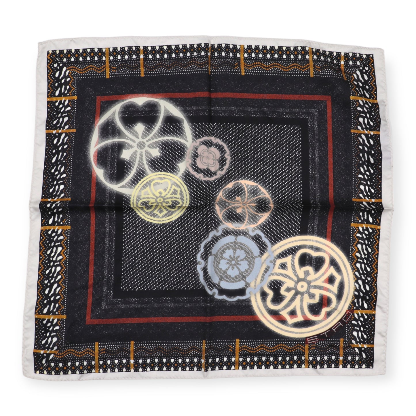 Etro Einstecktuch schwarz
