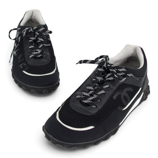 Chanel Sneaker schwarz Gr. 43