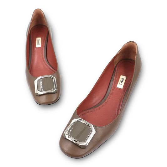 BALLY Pumps taupe Gr. 42