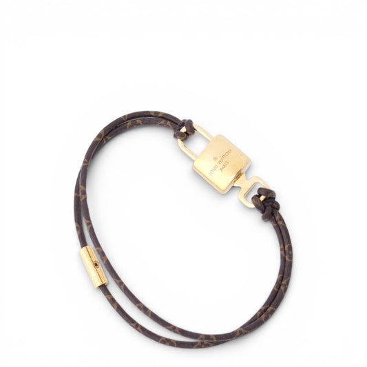 Louis Vuitton Lock It Armband Monogram Gr. 19