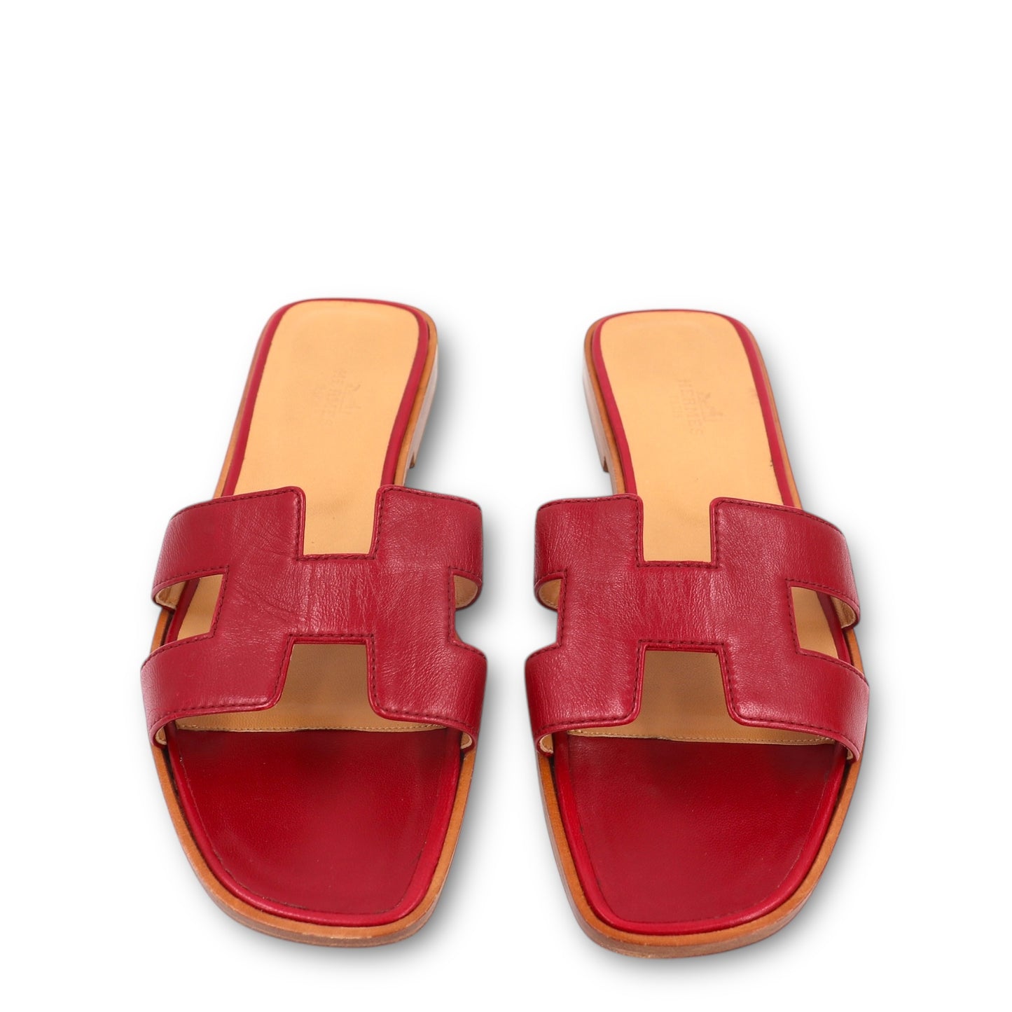 Hermès Oran dunkelrot Gr. 39
