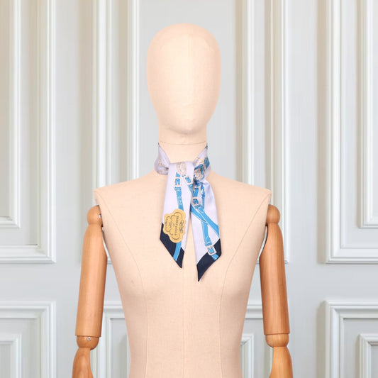 Hermès Twilly "Brides de Gala" blau