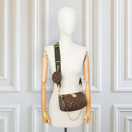Louis Vuitton Multi-Pochette Monogram khaki