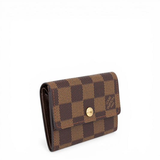 Louis Vuitton Porte-monnaie plat Damier ebène