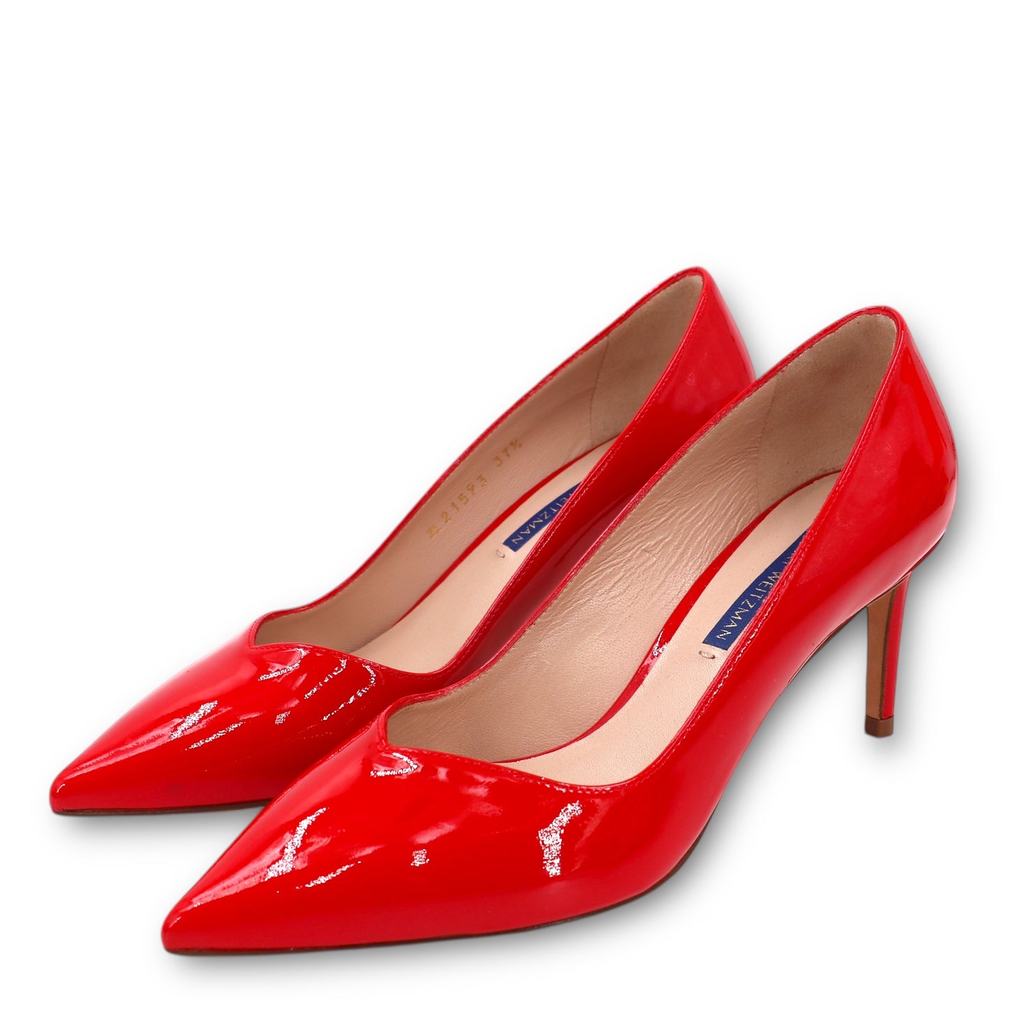 Stuart Weitzman Anny Pumps Lackleder rot Gr. 37.5