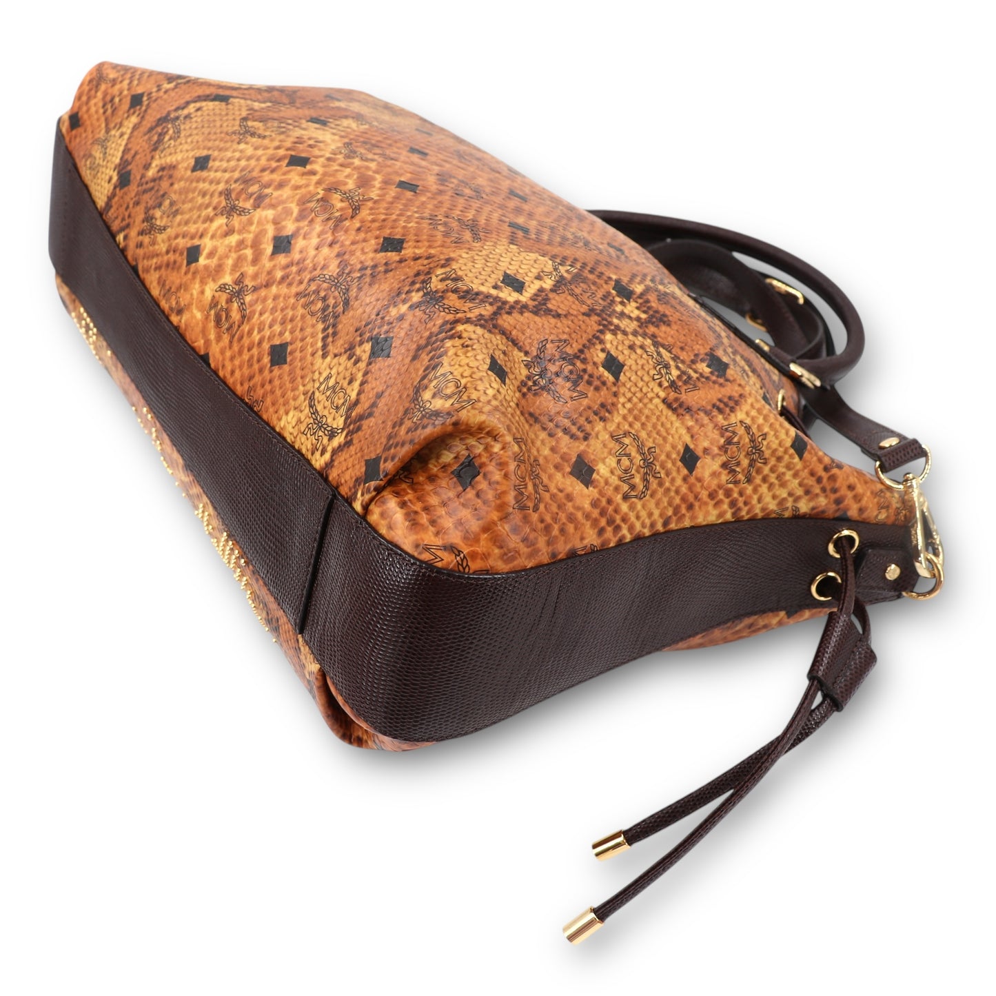 MCM Two-way Visetos braun mit Nieten