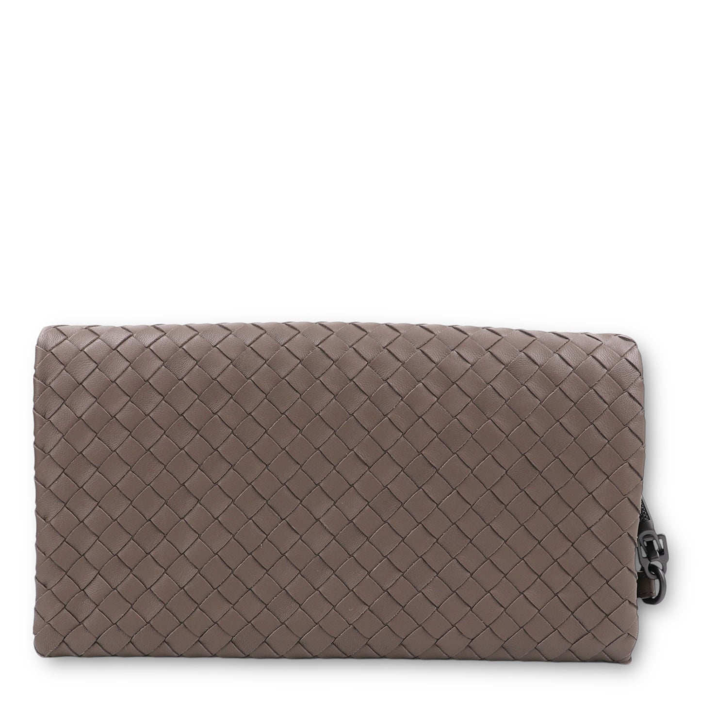 Bottega Veneta Clutch Intrecciato taupe