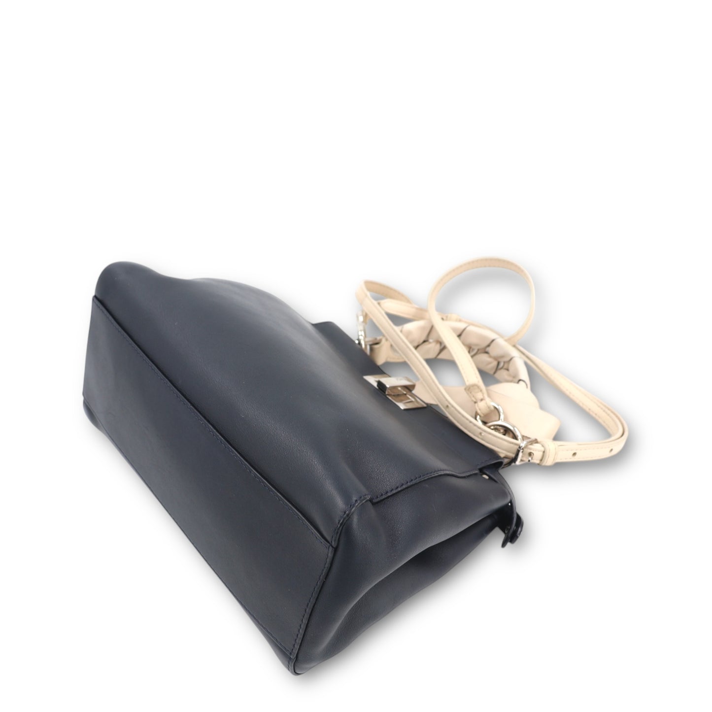 Fendi Mini Peekaboo bow marine