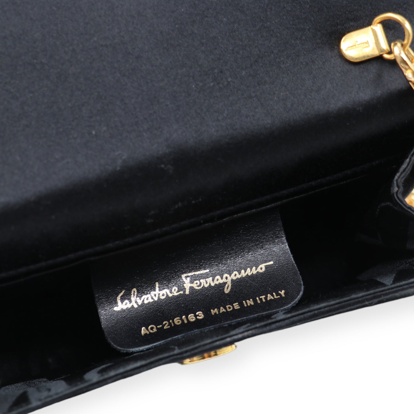 Salvatore Ferragamo Umhängetasche schwarz