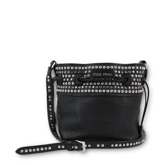 Miu Miu Beuteltasche schwarz