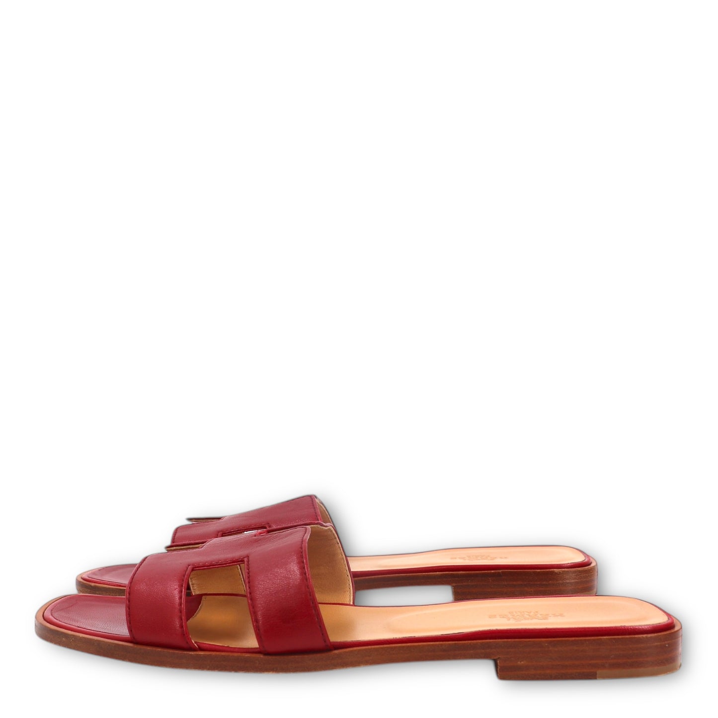 Hermès Oran dunkelrot Gr. 39