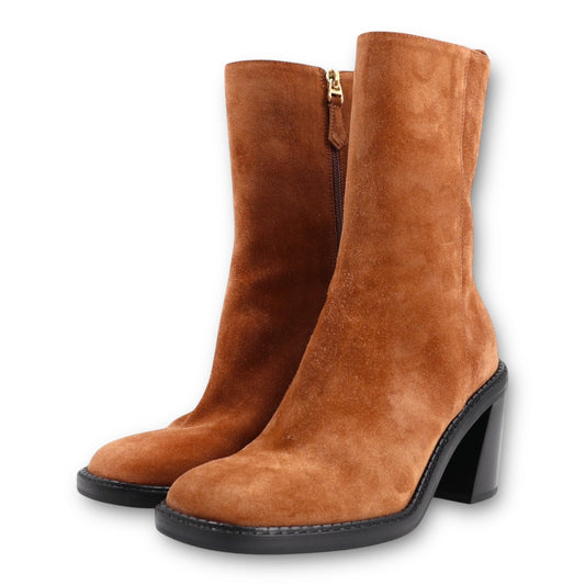 Bally Austine Stiefeletten Wildleder braun Gr. 37