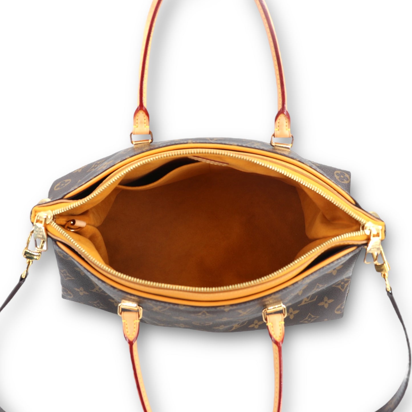 Louis Vuitton Pallas MM Monogram safran
