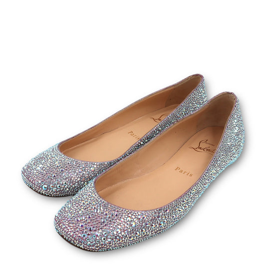 Christian Louboutin Ballerinas Strass Gr. 37.5