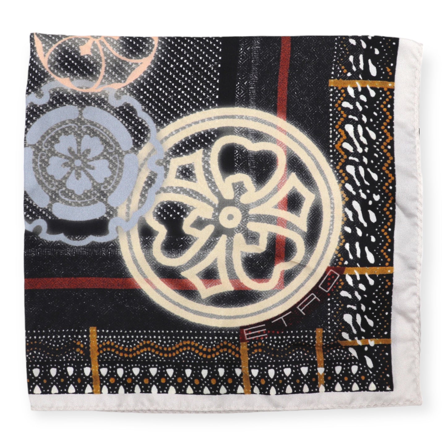 Etro Einstecktuch schwarz