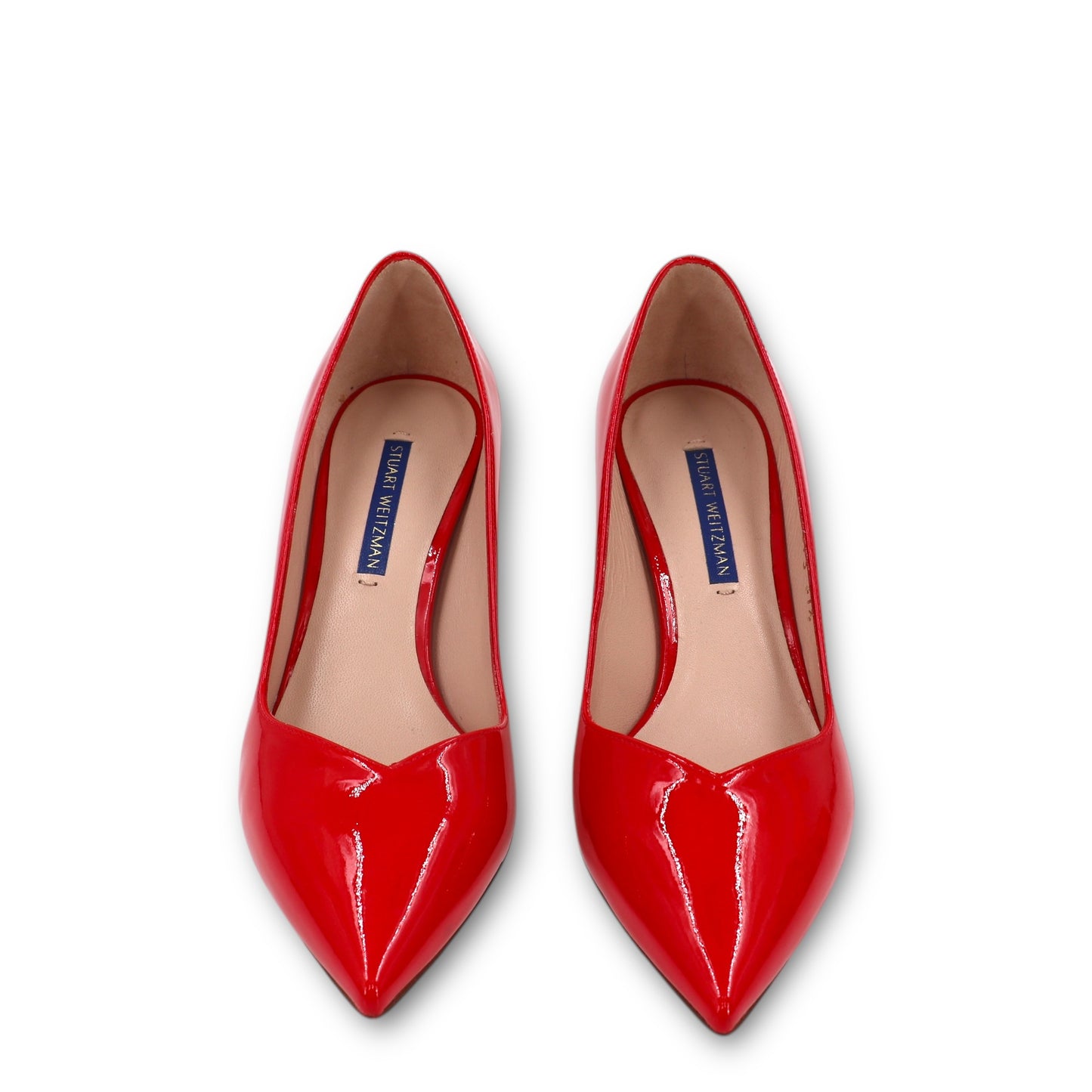 Stuart Weitzman Anny Pumps Lackleder rot Gr. 37.5