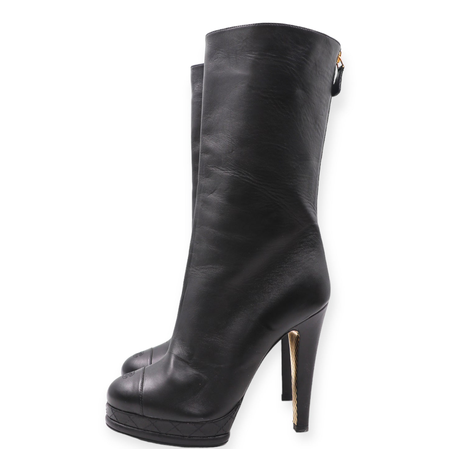 Chanel Stiefel schwarz