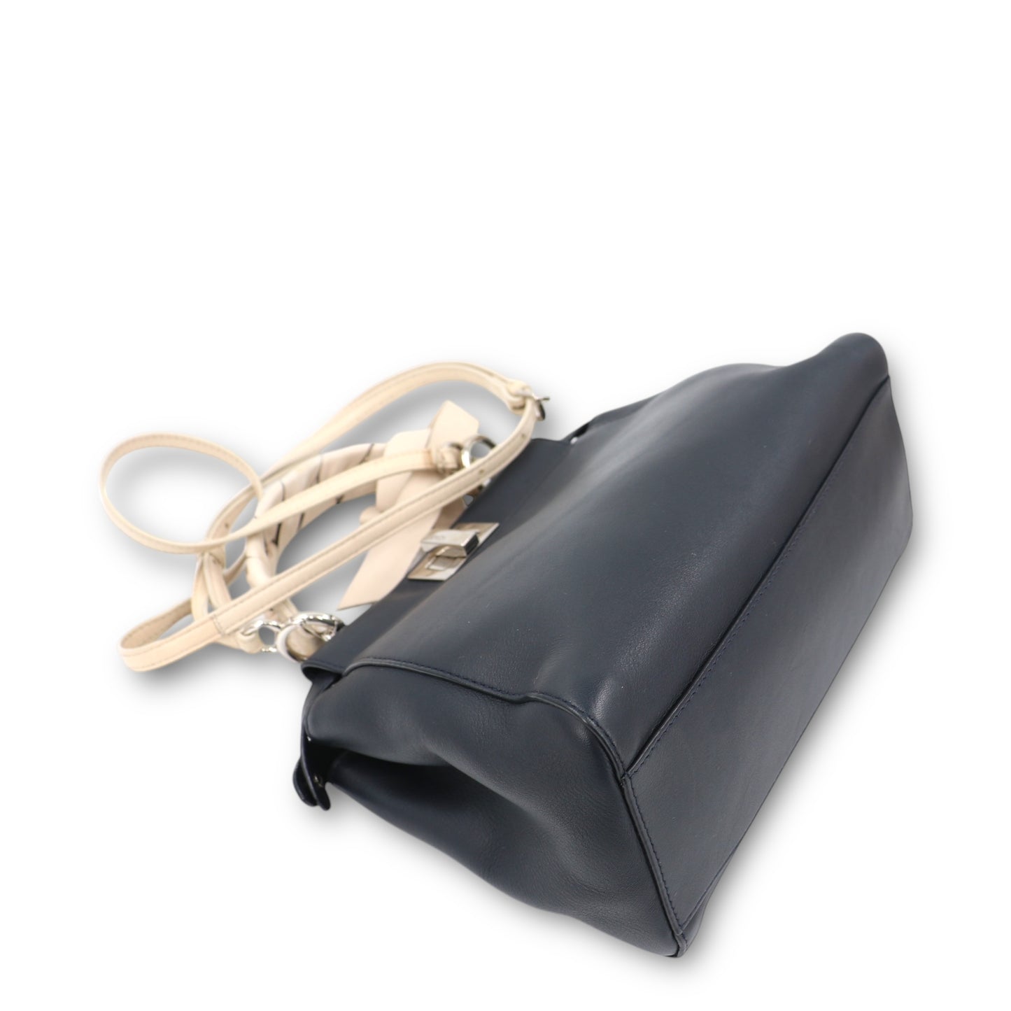 Fendi Mini Peekaboo bow marine
